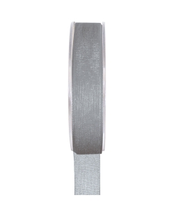 Cinta Organdi Gris 15mm X 20m Poliester ***OFERTA DTO NO ACUMULABLE