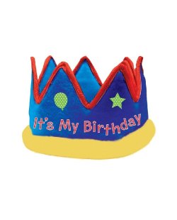 Gorro It S My Birthday Fabric Crowns 