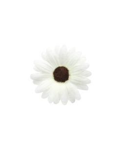 Flor Blanco 5cm Tela ***OFERTA DTO NO ACUMULABLE