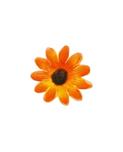 Flor Naranja 5cm Tela ***OFERTA DTO NO ACUMULABLE
