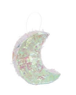 Piñata Mini Deco. Luna Tornasol 17X19cm