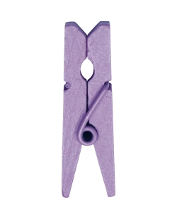 Pinza Lila 3.5cm Madera ***OFERTA DTO NO ACUMULABLE