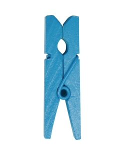 Pinza Turquesa 3.5cm Madera ***OFERTA DTO NO ACUMULABLE