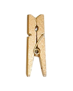 Pinza Oro 2.5cm Madera ***OFERTA DTO NO ACUMULABLE