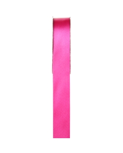 Cinta Raso Doble Cara Fucsia 15mm X 25m Saten Poliester ***OFERTA DTO NO ACUMULABLE