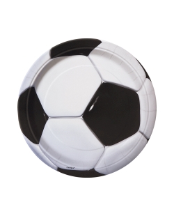 Platos 17,5cm Futbol 3D
