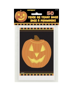 Bolsas Dulces Calabaza Brillante 10,2 X 15,2cm