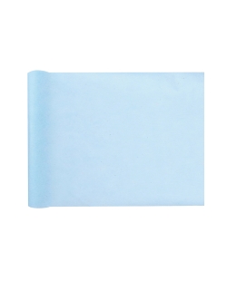 Camino Mesa Azul Pastel 30cm X 10m Tej.No Tejido Poliester ***OFERTA DTO NO ACUMULABLE