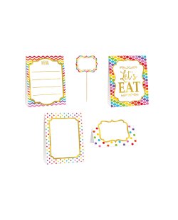 Decoracion Kit Buffet Rainbow ***OFERTA DTO NO ACUMULABLE