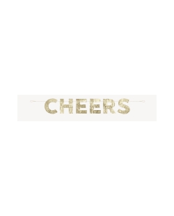 Guirnalda Cheers Flecos Oro 1,22m