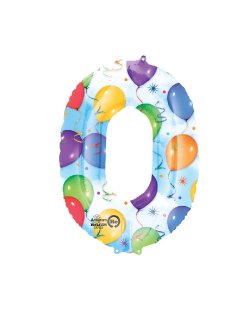 For Numero 0 Balloons &amp; Streamers ***OFERTA DTO NO ACUMULABLE