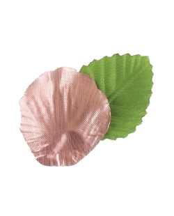 Petalo Metal Rosa 5X4.6cm Tela ***OFERTA DTO NO ACUMULABLE