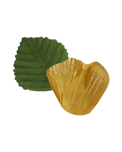 Petalo Metal Oro 5 X 4.6cm Tela ***OFERTA DTO NO ACUMULABLE