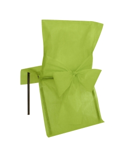 Funda Silla Lazo Verde 50X95cm Tejido No Tejido Poliester ***OFERTA DTO NO ACUMULABLE