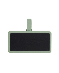 Pinza Pizarra Verde Oliva 4X3.3cm Madera ***OFERTA DTO NO ACUMULABLE