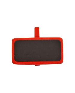 Pinza Pizarra Rojo 4X3.3cm Madera ***OFERTA DTO NO ACUMULABLE