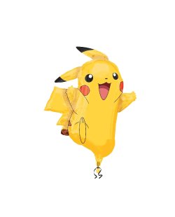 Globo Superforma de Pokemon - Metalizado 78cm