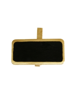 Pinza Pizarra Mtl. Oro 4X3.3cm Madera ***OFERTA DTO NO ACUMULABLE