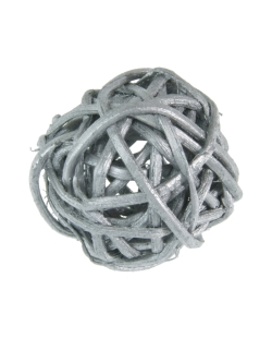 Deco Bola Plata 3cm Ratan ***OFERTA DTO NO ACUMULABLE