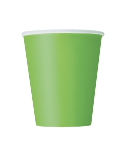Vasos 266ml Verde Lima Carton ***OFERTA DTO NO ACUMULABLE