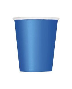 Vasos 266ml Azul Real Carton ***OFERTA DTO NO ACUMULABLE