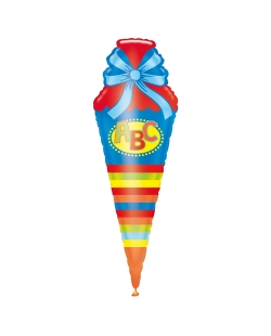 Forma Cono Abc Azul 35X111cm