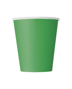 Vasos 266ml Verde Esmeralda Carton ***OFERTA DTO NO ACUMULABLE