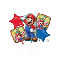 Amscan 171554 Bougies Super Mario « Happy Birthday »