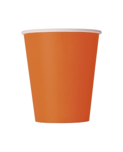 Vasos 266ml Naranja Carton ***OFERTA DTO NO ACUMULABLE