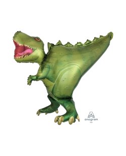 Globo Superforma Tiranosaurio Rex - Metalizado 91cm
