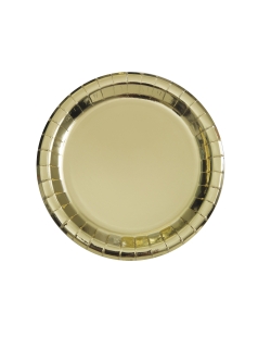 Platos 22,8cm Foil Oro