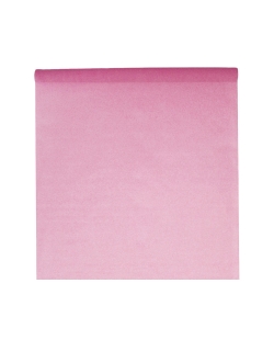 Mantel Rosa 120cm X 10m Tejido No Tejido Poliester ***OFERTA DTO NO ACUMULABLE