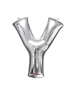 MINI AUTO-INFLABLE LETRA Y PLATA - Aluminio 40cm (DTO. NO ACUMULABLE)