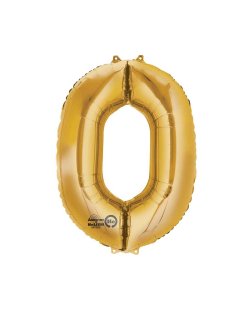 Mini Auto-Inflable Numero 0 Oro ***OFERTA DTO NO ACUMULABLE