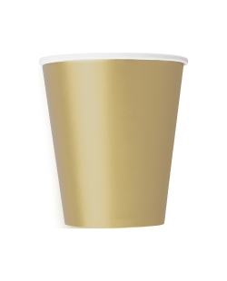 Vasos 266ml Oro Carton ***OFERTA DTO NO ACUMULABLE