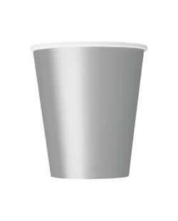 Vasos 266ml Plata Carton ***OFERTA DTO NO ACUMULABLE