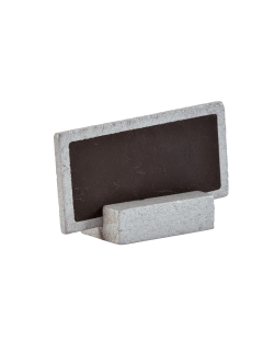 Marcasitios Pizarra Plata 6X3cm Madera ***OFERTA DTO NO ACUMULABLE