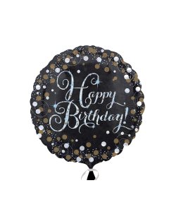 Globos de Cumpleaños Dorado - Aluminio 45cm