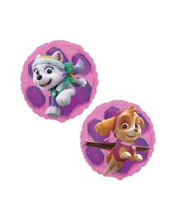 Globos Patrulla Canina Rosa - Metalizados 45cm