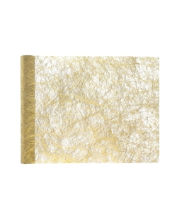 Camino Mesa Oro 30cm X 5m Tejido No Tejido Poliester ***OFERTA DTO NO ACUMULABLE