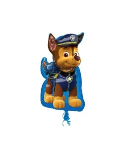 Globo superforma Chase Patrulla Canina - Metalizado 58cm