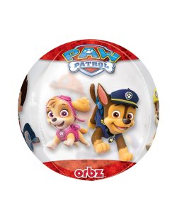 Globo Orbz Patrulla Canina Chase y Marshal - Metalizado 40-45cm