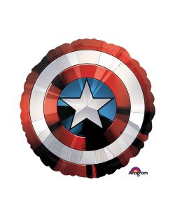 Globo XL metalizado Escudo de Los Vengadores-71cm