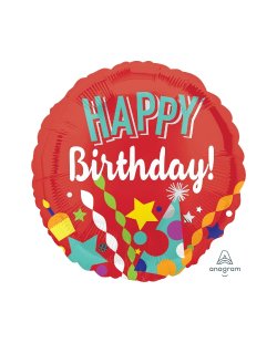 18/45cm Festive Happy Bday