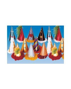 Gorro Cono Surtido Papel 23.5cm 