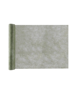 Camino Mesa Fanon Verde Oliva 30cm X 5m Tejido No Tejido Poliester ***OFERTA DTO NO ACUMULABLE