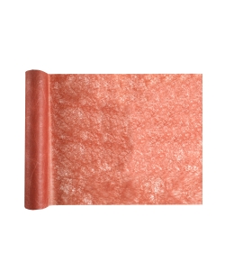 Camino Mesa Fanon Terracota 30cm X 5m Tejido No Tejido Poliester ***OFERTA DTO NO ACUMULABLE