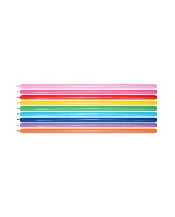 Globo Latex Modelar 360 Sempertex Fashion Solido Surtido Colores 9-12-15-20-30-40-41-50-61 / 7.5cm X 150cm