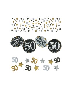 Confeti de chispas de celebracion de 50 años - 34g 
