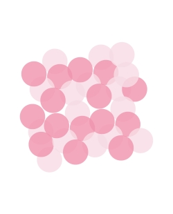 Confetti Tejido Rosa 22gr ***OFERTA DTO NO ACUMULABLE